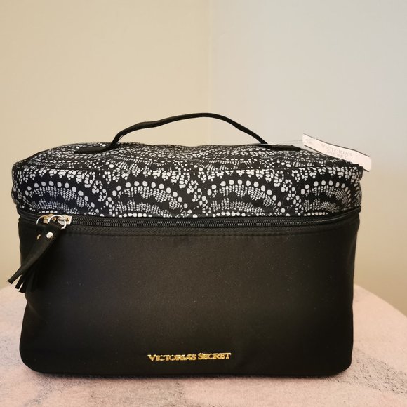 Victoria Secret lingerie travel bag w double zippers & handle brand new w tag - Picture 1 of 10